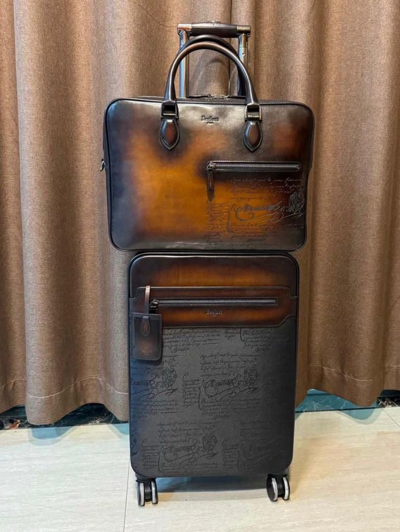 Valise Berluti élégante