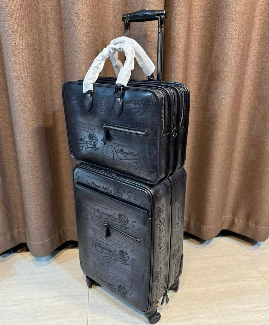 Valise Berluti élégante