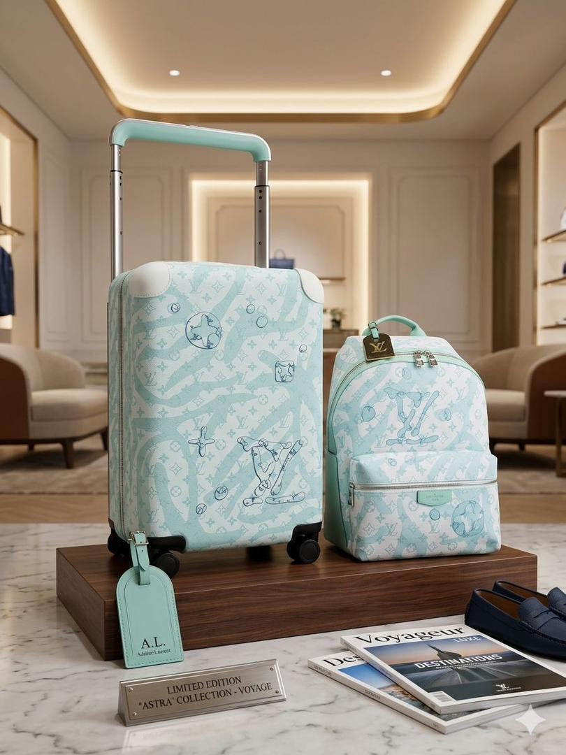 ✨ ENSEMBLE VALISE + SAC À DOS LUXE ✨